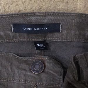Flying Monkey Olive Green Women’s Jeans Size 30